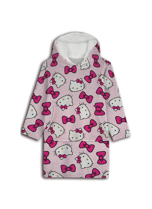 Hello Kitty Kapuzenpullover Fleecedecke Rosa Kind (7 - 14 Jahre) Polyester