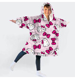 Hello Kitty Sweat à capuche polaire rose - Enfant - Taille unique (7-14 ans) - Polyester