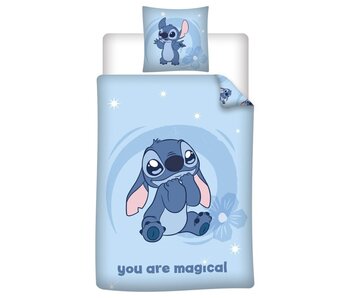 Disney Lilo & Stitch Dekbedovertrek Magical 140 x 200 cm 65 x 65 cm Katoen Flanel