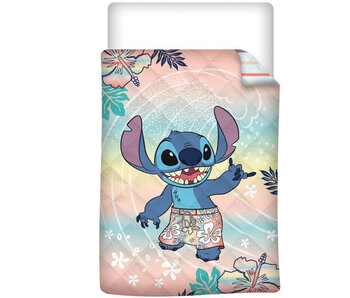 Disney Lilo & Stitch Couvre-lit Tropical 140 x 200 cm Polyester