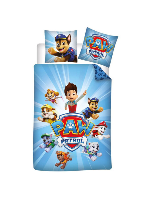 PAW Patrol Housse de couette Team 140 x 200 cm / 65 x 65 cm Coton