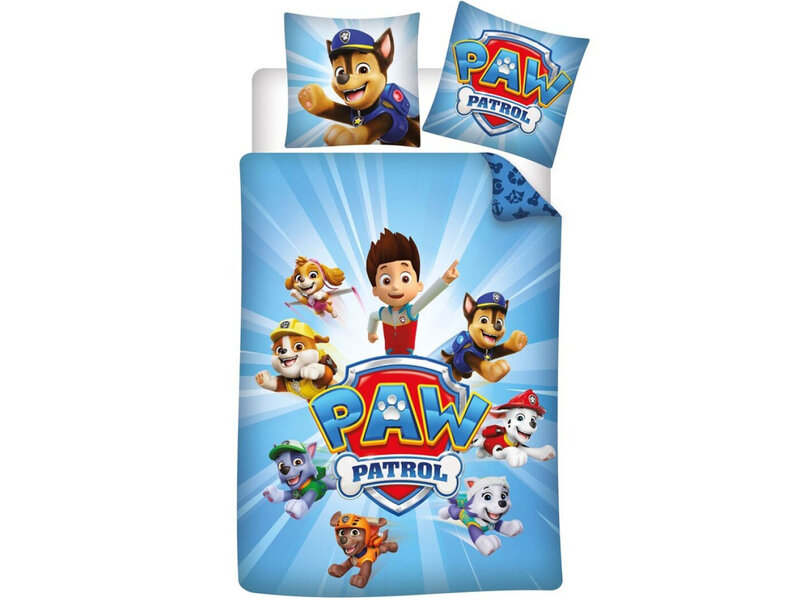PAW Patrol Housse de couette Team - 140 x 200 cm / 65 x 65 cm - Coton