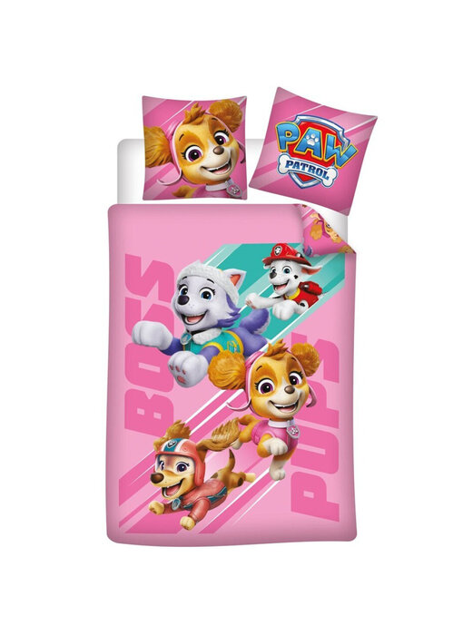 PAW Patrol Bettbezug Boss Pups 140 x 200 cm / 65 x 65 cm Baumwolle
