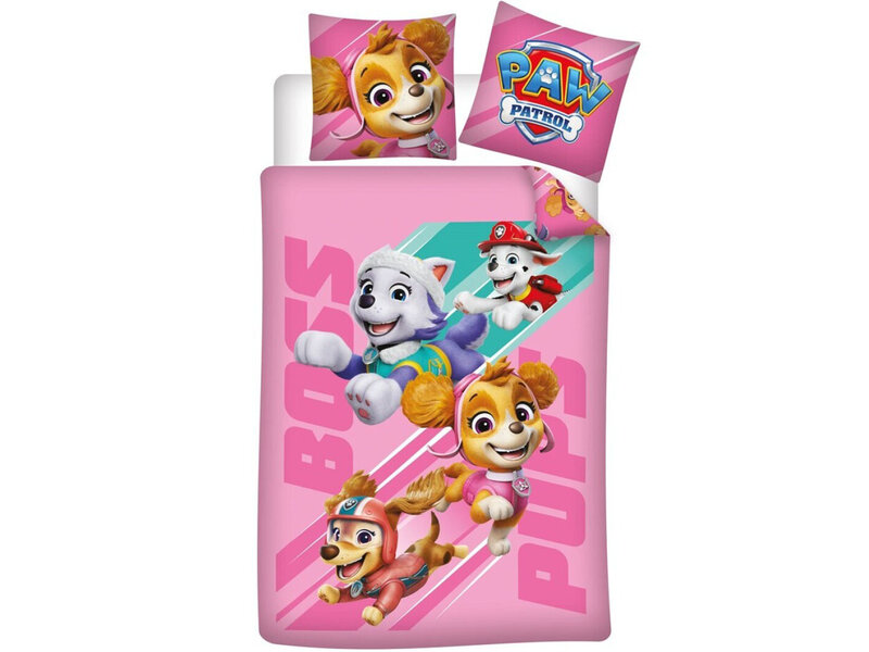 PAW Patrol Boss Pups Duvet Cover - 140 x 200 cm / 65 x 65 cm - Cotton