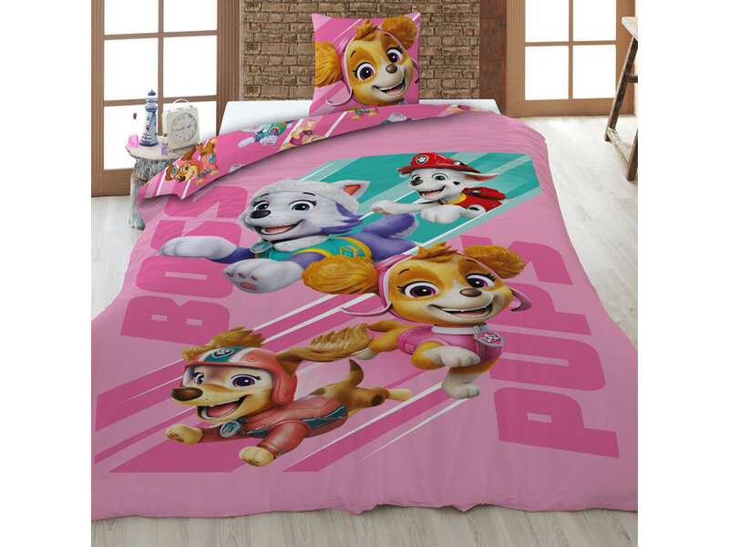 PAW Patrol Boss Pups Duvet Cover - 140 x 200 cm / 65 x 65 cm - Cotton