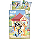 Housse de couette Happy Home 140 x 200 cm / 65 x 65 cm Flanelle