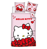 Hello Kitty Dekbedovertrek Cute - 140 x 200 cm / 65 x 65 cm - Polykatoen