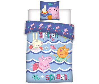 Peppa Pig Duvet cover Splash 140 x 200 cm / 65 x 65 cm Polycotton