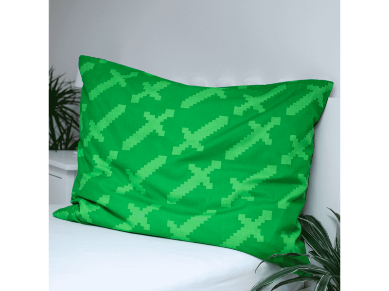 Minecraft Survival Mode Bettbezug - 140 x 200 cm / 70 x 90 cm - Baumwolle