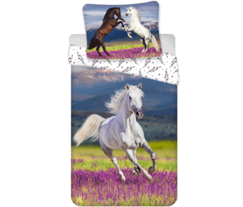 Sweet Home Bettbezug Pferde 140 x 200 cm 70 x 90 cm Baumwolle