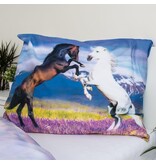 Sweet Home Bettbezug, Pferde – 140 x 200 + 70 x 90 cm – Baumwolle Sweet Home Bettbezug, Pferde – 140 x 200 + 70 x 90 cm – Baumwolle