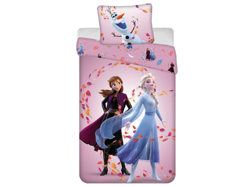 Disney Frozen Housse de couette Magical Time - 140 x 200 cm / 50 x 70 cm - Coton