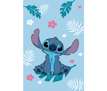 Disney Lilo & Stitch Fleecedecke Blue 100 x 150 cm Polyester