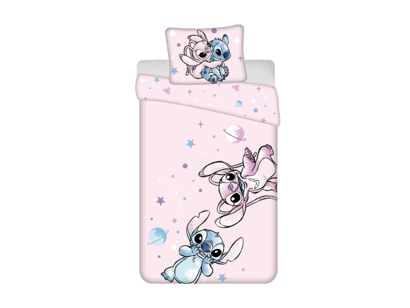 Disney Lilo & Stitch Universe Bettbezug - 140 x 200 cm / 50 x 70 cm - Baumwolle