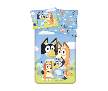 Bluey Duvet cover Happy Family 140 x 200 cm / 70 x 90 cm Cotton