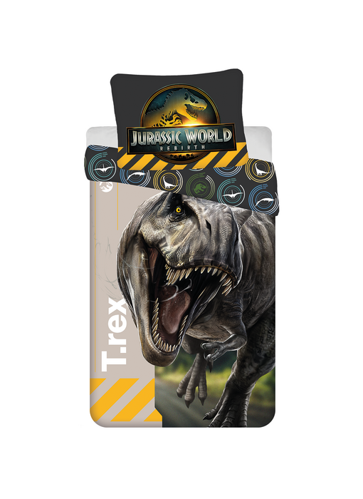 Jurassic World T-Rex Duvet Cover 140 x 200 cm / 70 x 90 cm Cotton