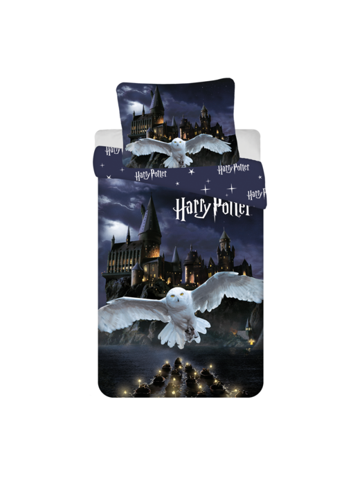 Harry Potter Dekbedovertrek Hogwarts Night 140 x 200 / 70 x 90 cm Polyester