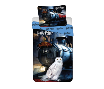 Harry Potter Dekbedovertrek Hogwarts Express 140 x 200 cm + 70 x 90 cm Katoen