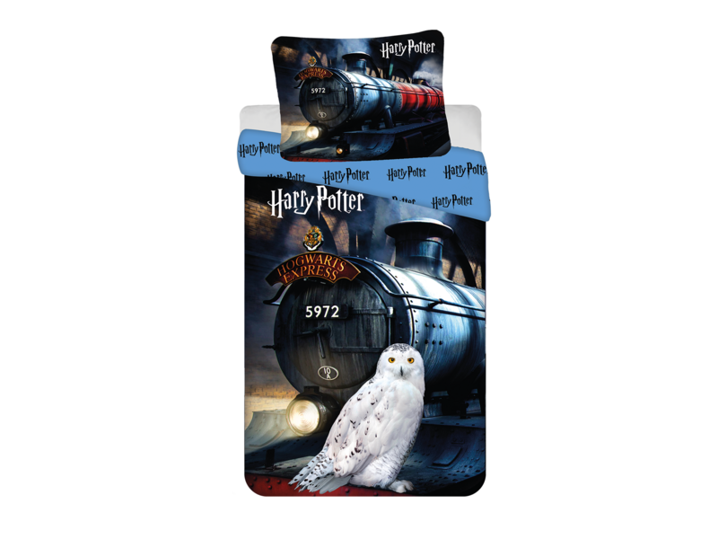 Harry Potter Duvet cover Hogwarts Express - 140 x 200 cm + 70 x 90 cm - Cotton