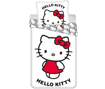 Hello Kitty Bettbezug Classic 140 x 200 cm + 70 x 90 cm Baumwolle