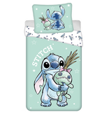 Disney Lilo & Stitch Housse de couette Buddies - 140 x 200 cm + 70 x 90 cm - Coton