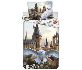 Harry Potter Dekbedovertrek Hedwig 140 x 200 cm + 70 x 90 cm Katoen