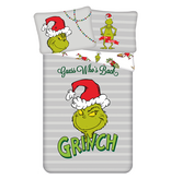 The Grinch Housse de couette Who's Back - 140 x 200 cm + 70 x 90 cm - Coton