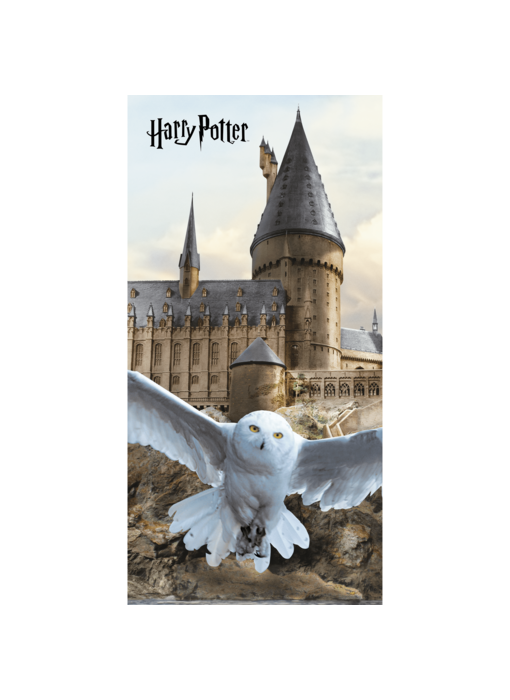 Harry Potter Serviette de plage Hedwige 70 x 140 Coton