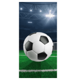 Voetbal Serviette de plage Stadium - 70 x 140 cm - coton