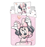 Disney Minnie Mouse BABY / Peuter dekbedovertrek Blush Pink - 135 x 100 + 40 x 60 cm - Katoen Disney Minnie Mouse BABY / Peuter dekbedovertrek Blush Pink - 135 x 100 + 40 x 60 cm - Katoen