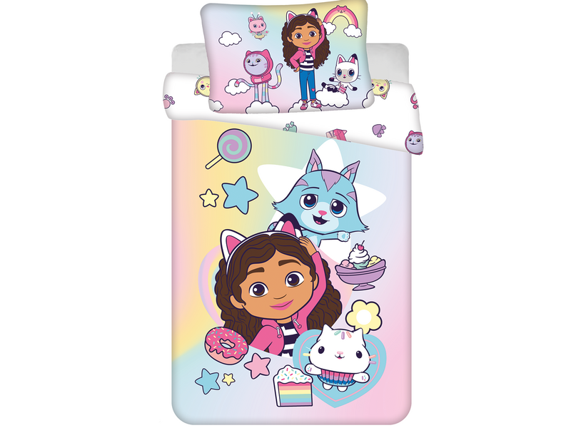Gabby's poppenhuis BABY / Kleinkinder Bettbezug Sugar Dream - 135 x 100 + 40 x 60 cm - Baumwolle