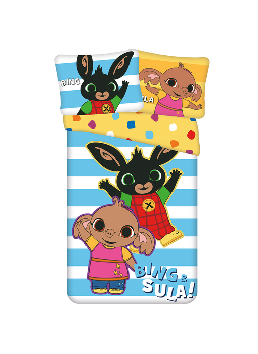 Bing Bunny Housse de couette Sula 140 x 200 cm / 70 x 90 cm Coton