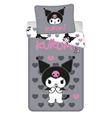 Kuromi Kuromi Hearts Duvet Cover - 140 x 200 cm / 70 x 90 cm - Cotton