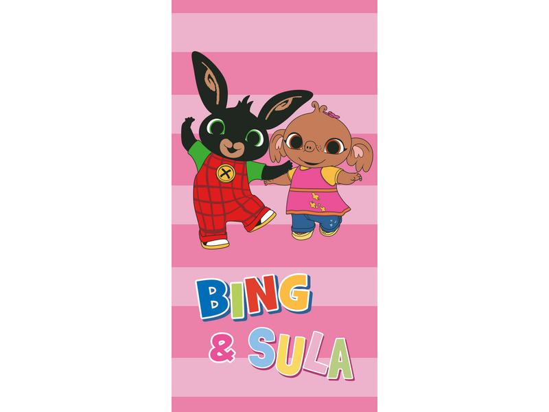 Bing Bunny Serviette de plage Playing Together - 70 x 140 cm - Coton