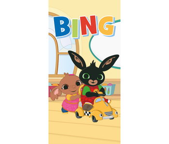 Bing Bunny Serviette de plage Playroom 70 x 140 cm Coton