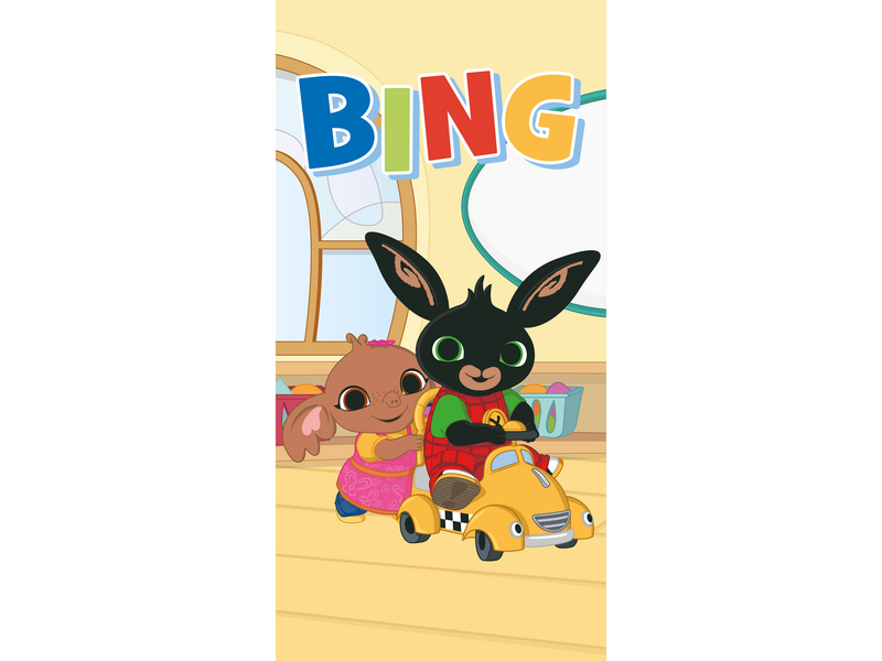 Bing Bunny Serviette de plage salle de jeux - 70 x 140 cm - Coton