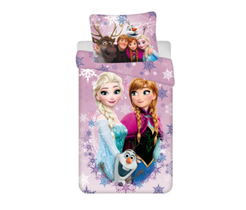 Disney Frozen Housse de couette Love 140 x 200 cm / 60 x 70 cm Coton