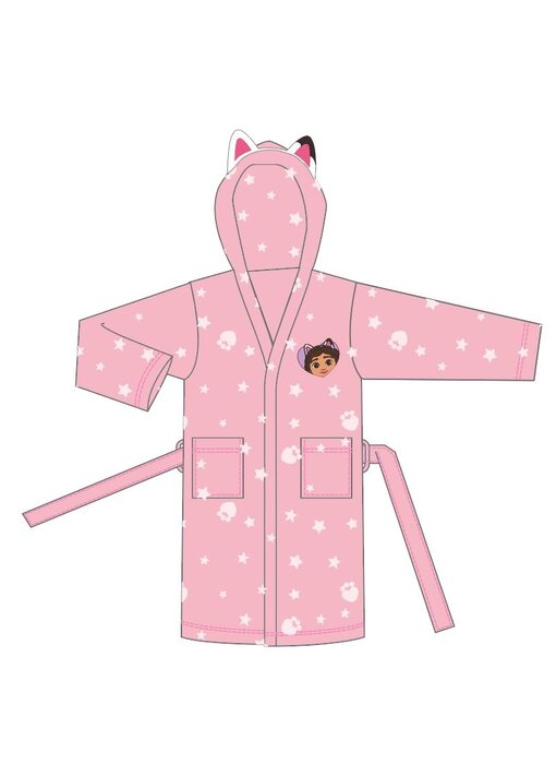 Gabby's poppenhuis Peignoir rose 2/4 ans 100% polyester