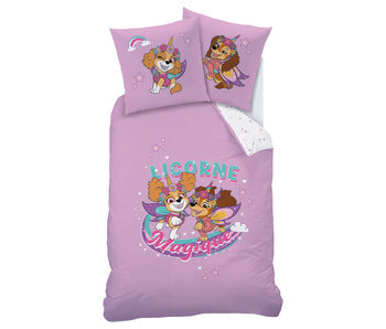 PAW Patrol Housse de couette Magique 140 x 200 + 63 x 63 cm Coton