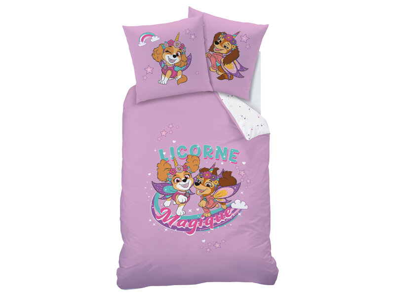 PAW Patrol Magique Duvet Cover - 140 x 200 + 63 x 63 cm - Cotton