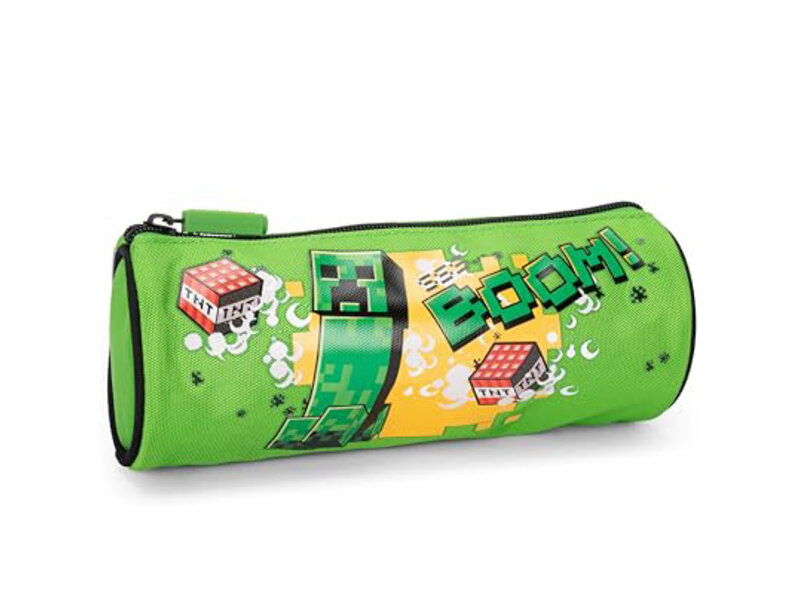Minecraft Etui, Boom - Rond - 22 x 8 cm - Polyester