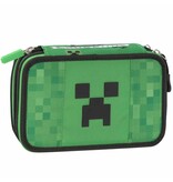 Minecraft Gevuld Etui, Nether (3 ritsen) - 20 x 13 x 7 cm - Polyester