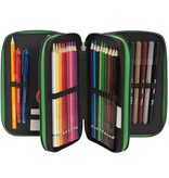 Minecraft Gevuld Etui, Nether (3 ritsen) - 20 x 13 x 7 cm - Polyester