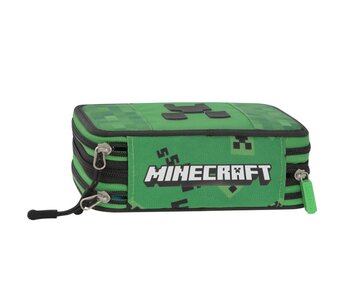 Minecraft Gevuld etui Nether (3 vakken) 20 x 13 x 7 cm Polyester