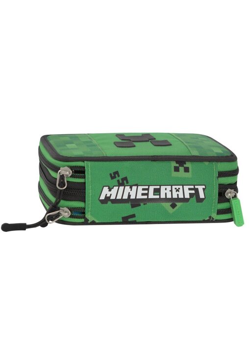 Minecraft Gevuld etui Nether (3 vakken) 20 x 13 x 7 cm Polyester