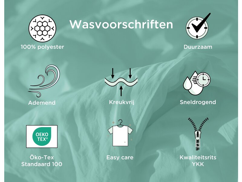 Sonic Dekbedovertrek Neon - 140 x 200 cm / 70 x 90 cm - Polyester