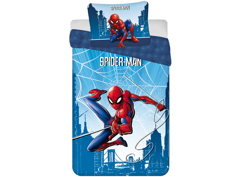 SpiderMan Dekbedovertrek Action - 140 x 200 cm / 60 x 70 cm - Katoen