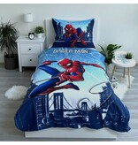 SpiderMan Housse de couette Action - 140 x 200 cm / 60 x 70 cm - Coton
