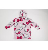 Hello Kitty Hoodie Fleece Deken Pink - Volwassen - One Size - Polyester