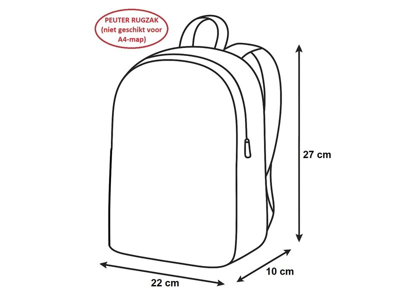 Rainbow High Toddler backpack, Sparkle - 27 x 22 x 10 cm - Polyester